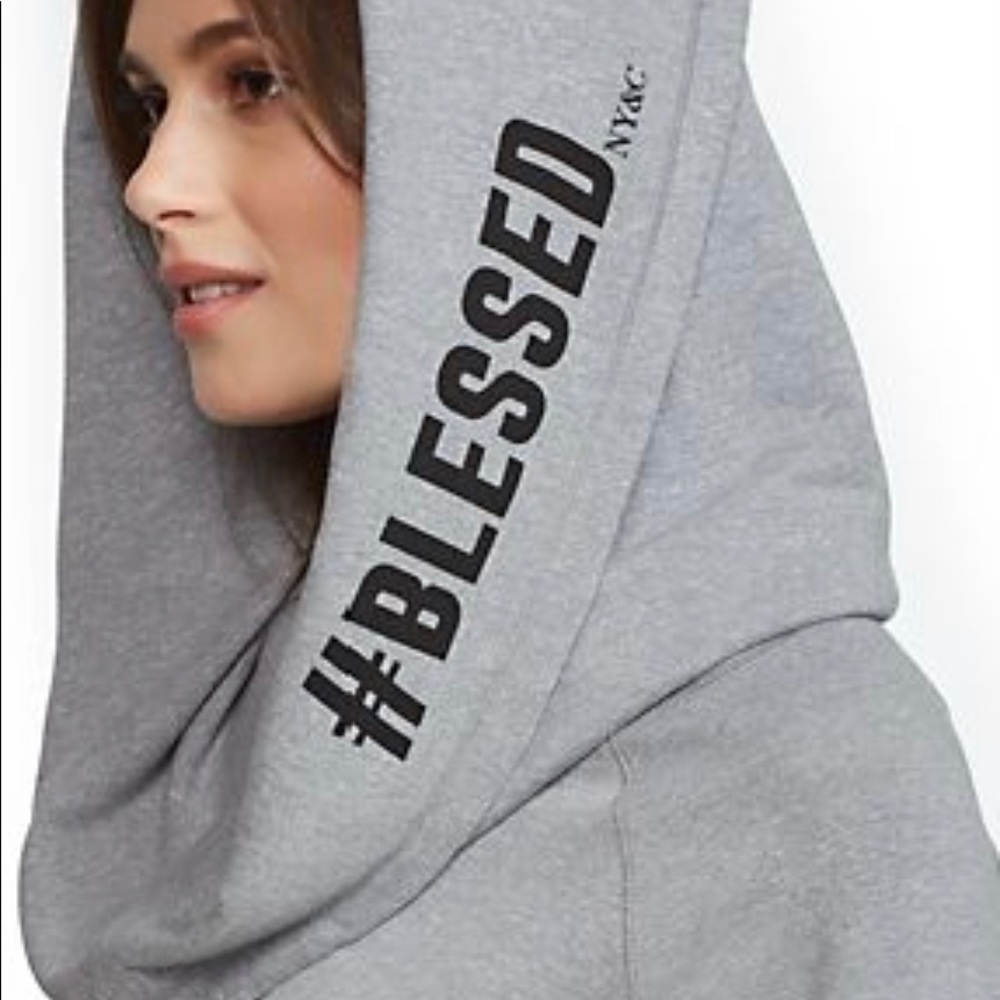 NY&Co Blessed Convertible Hooded Sweatshirt